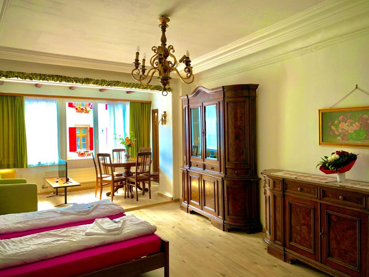 Hotel Weisses Roessli Leukerbad Exteriér fotografie