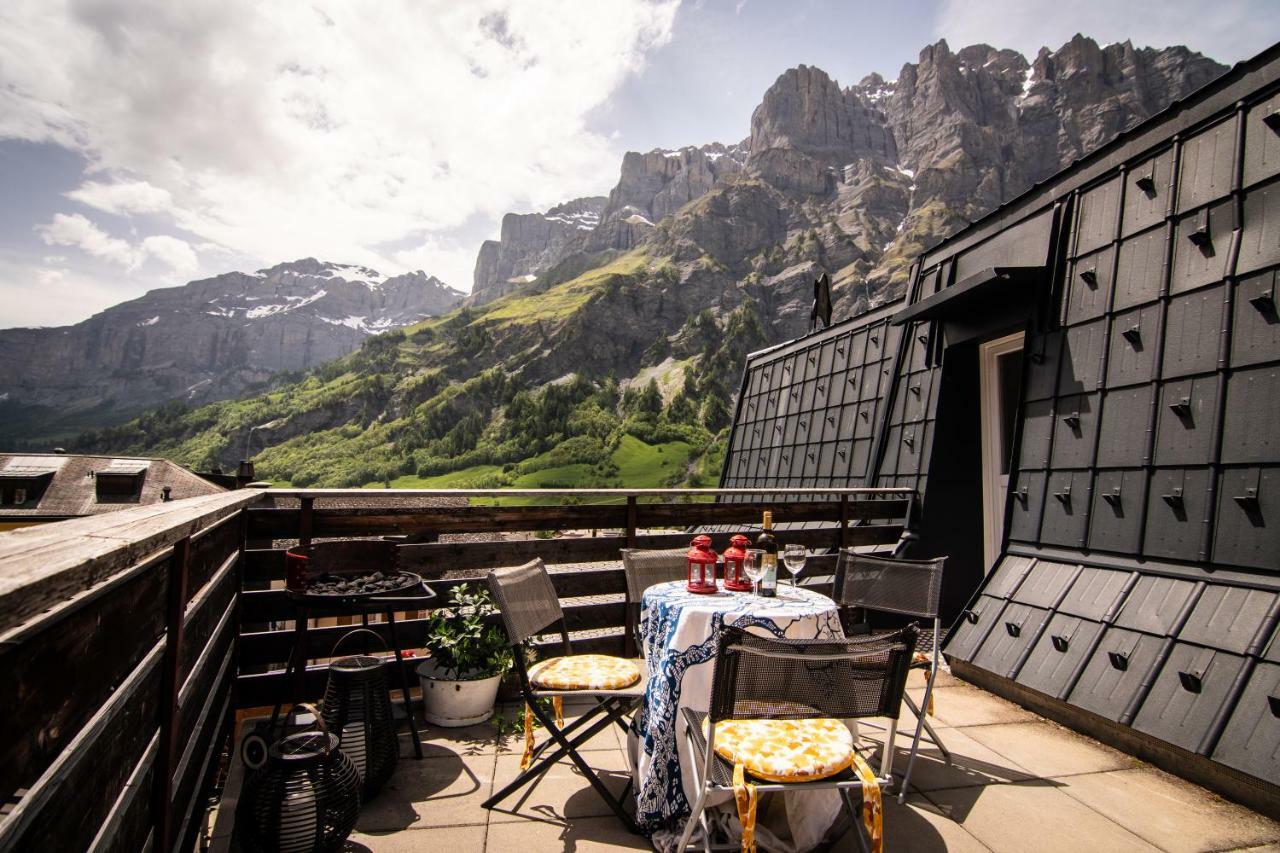 Hotel Weisses Roessli Leukerbad Exteriér fotografie